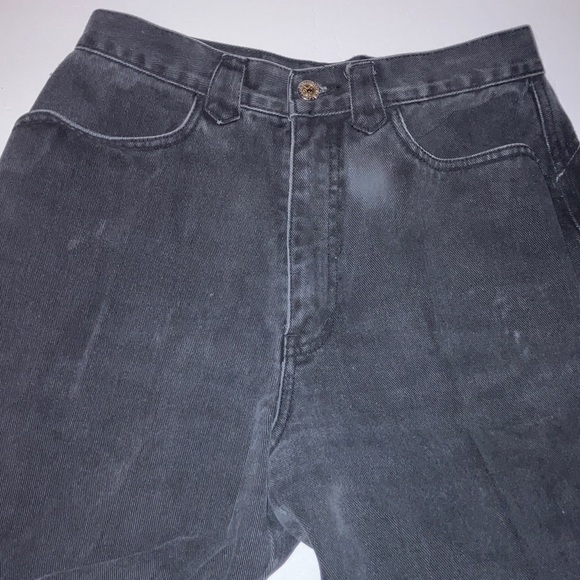 Vintage Lawman Black Jeans No Back Pockets 1990’s Country Line Dance Size 11‎ - Picture 5 of 9